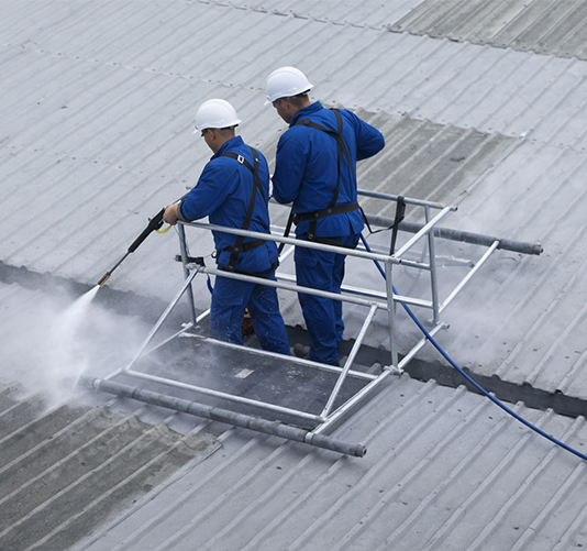 Residential and commercial roof cleaning services